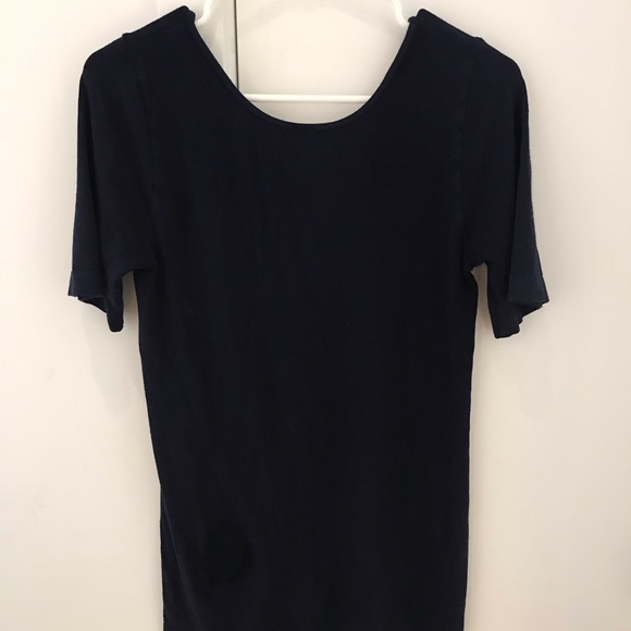 Bamboo navy T-shirt - Picture 4 of 4